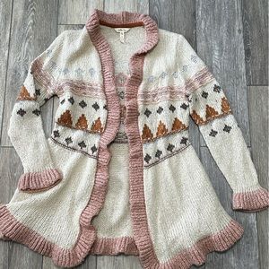 Matilda Jane Just Imagine Jacie Ruffled Cardigan